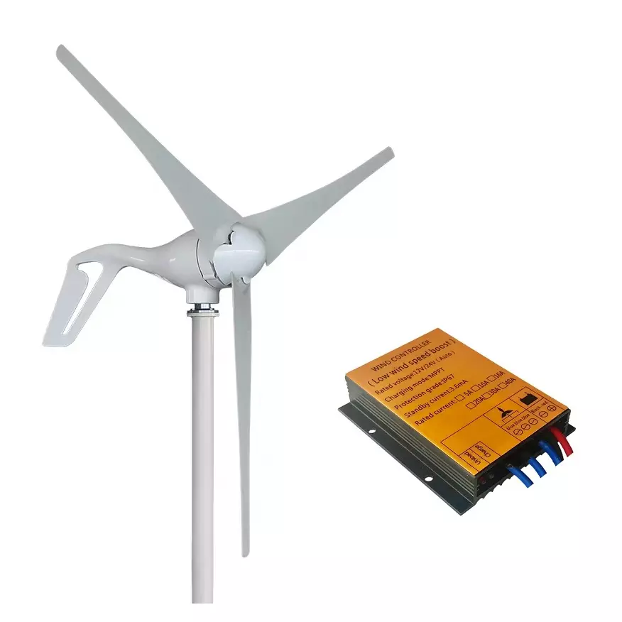 Household Wind Turbine Generator 400w 3 Or 5 Blades S3 Series 12v 24v 48v Wind Generators And Windmill With Free MPPT Controller 2 Household Wind Turbine Generator 400w 3 Or 5 Blades S3 Series 12v 24v 48v Wind Generators And Windmill With Free MPPT Controller - Image 2