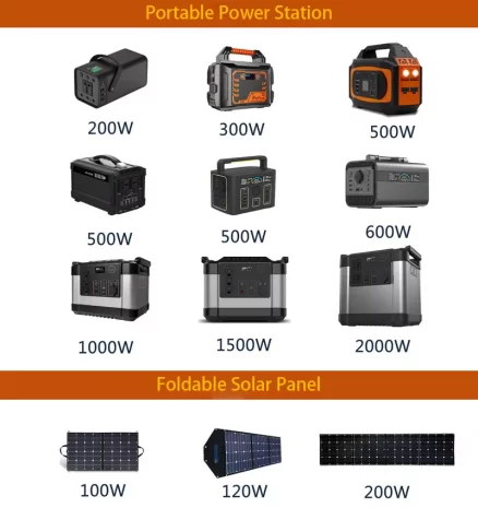 Whole House Universal 1kva 1500w 2000w 220v Lithium Battery Solar Generator Portable Power Station 2