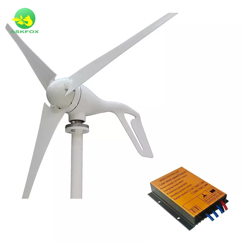 Household Wind Turbine Generator 400w 3 Or 5 Blades S3 Series 12v 24v 48v Wind Generators And Windmill With Free MPPT Controller 1