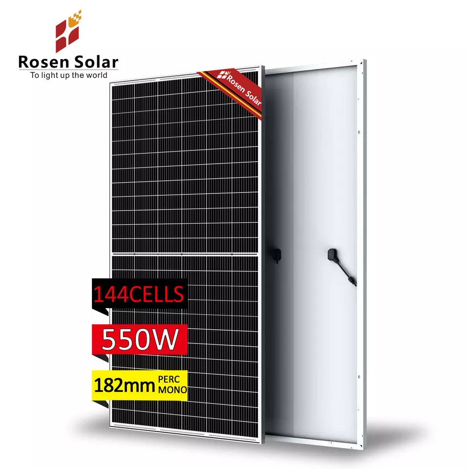 Rosen Hot Sell 450W Half Cell PV Module Mono Solar Panel 5BB 9BB 31pcs Solar Panels 5 Rosen Hot Sell 450W Half Cell PV Module Mono Solar Panel 5BB 9BB 31pcs Solar Panels - Image 5