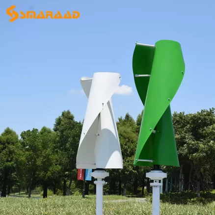 SMARAAD 2000W Vertical Low Speed New Energy Small Windmill Vertical Wind Turbine Generators Maglev VAWTFor Homeuse Farm Boat 3