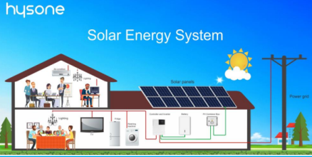 5KW Hybrid Solar Energy System 10pcs panels-5KWH Lithium battery 1