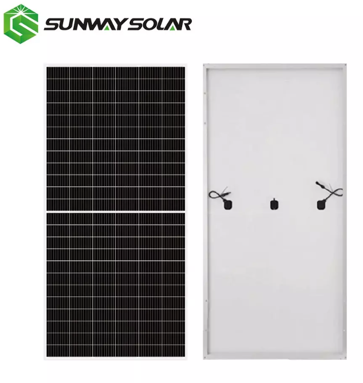 Sunway high quality 9bb solar panels 405w half-cell panels solar 400w mono solar panels 1