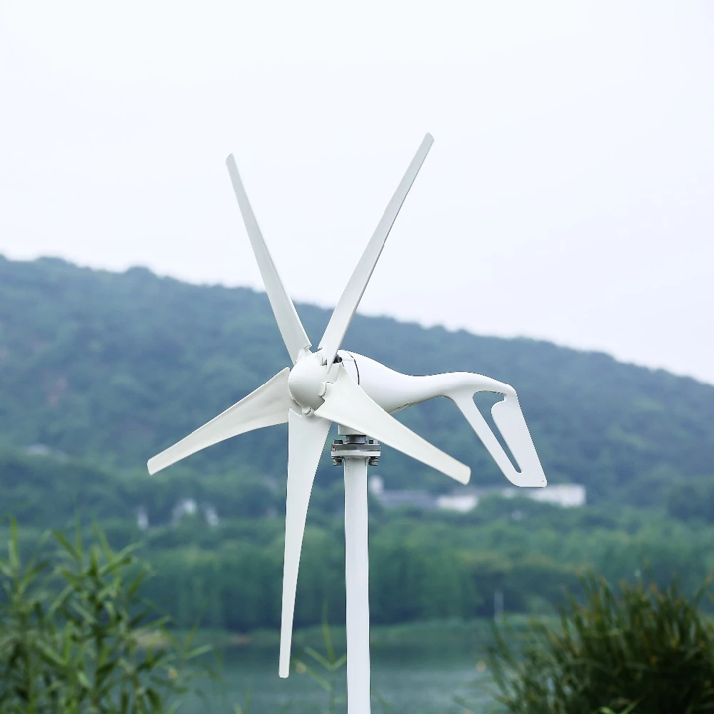 Waterproof Low Speed 800W Wind Turbine Generator Aluminum Alloy Shell Windmill 3 Waterproof Low Speed 800W Wind Turbine Generator Aluminum Alloy Shell Windmill - Image 3