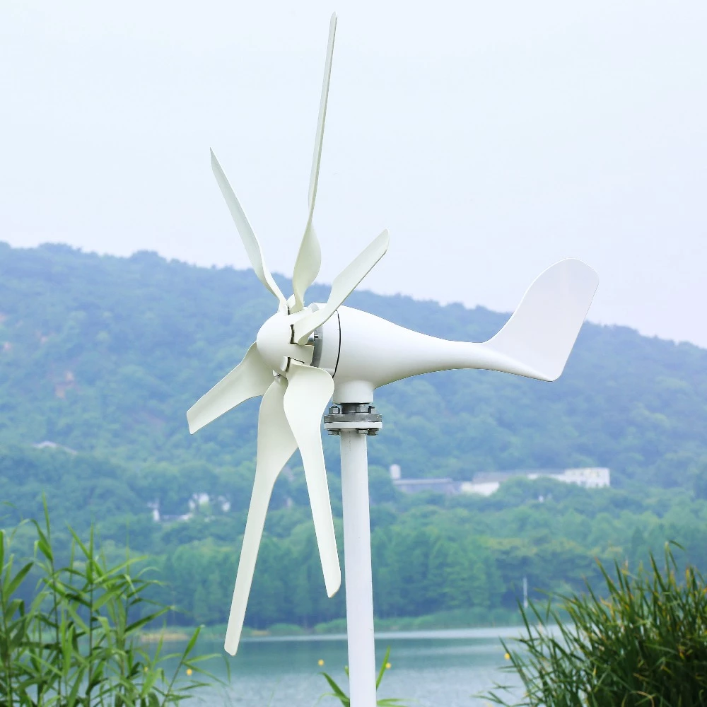 Waterproof Low Speed 800W Wind Turbine Generator Aluminum Alloy Shell Windmill 1