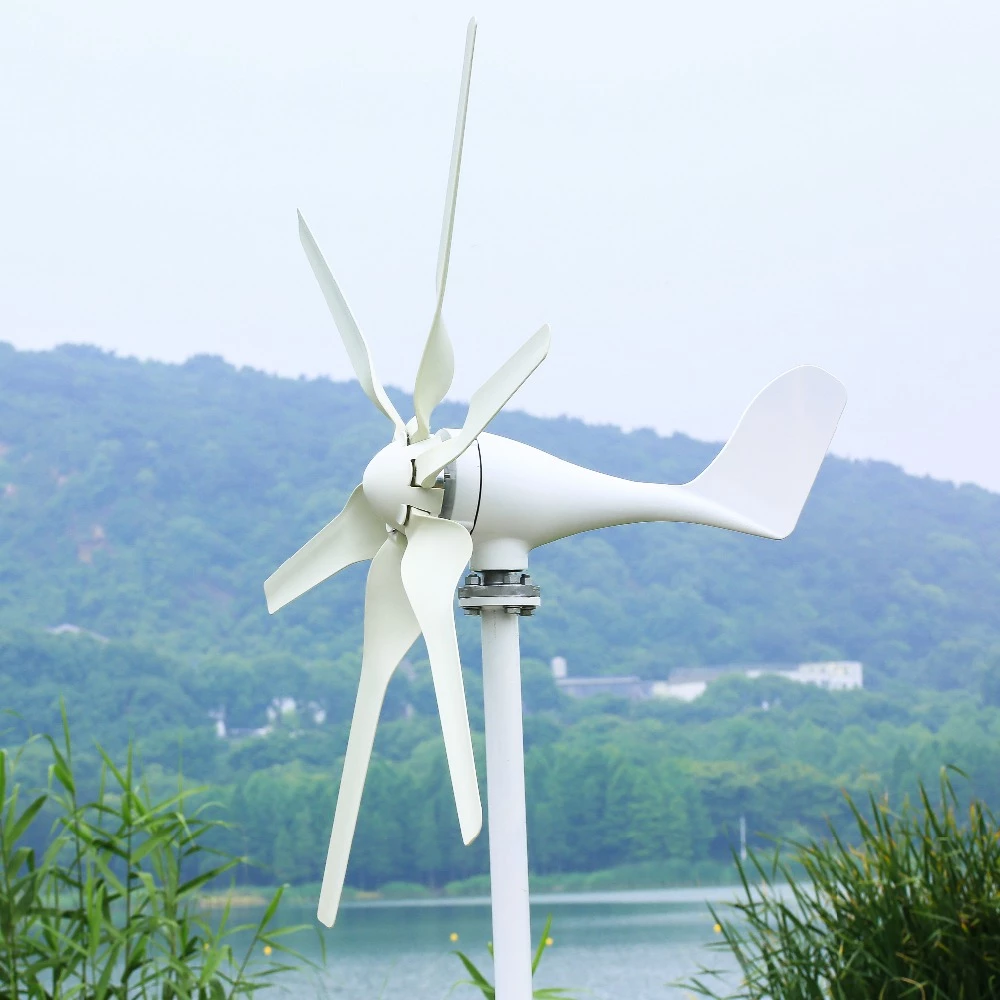Waterproof Low Speed 800W Wind Turbine Generator Aluminum Alloy Shell Windmill 1 Waterproof Low Speed 800W Wind Turbine Generator Aluminum Alloy Shell Windmill