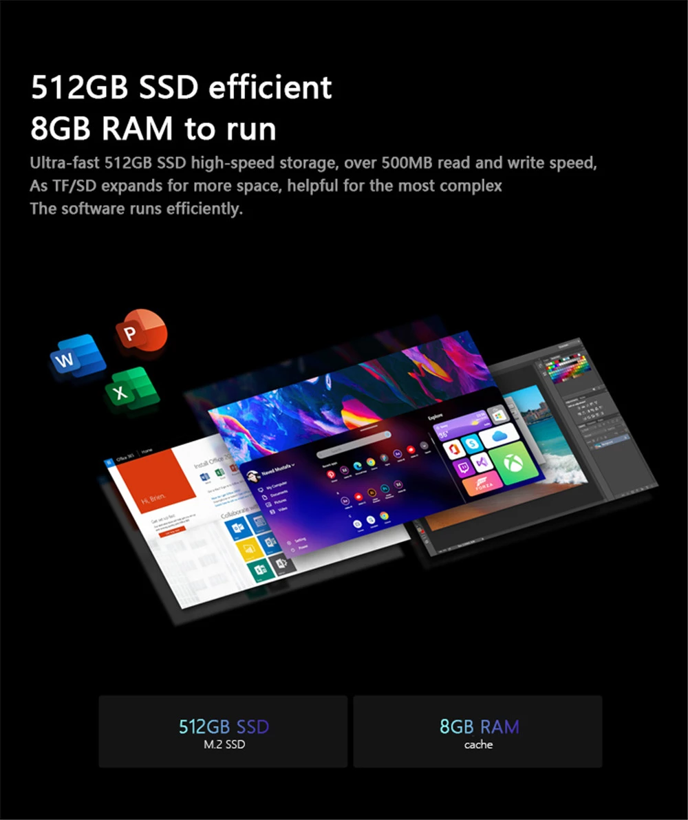 15.6 Inch Gaming Laptop Intel Core I7 10510U 8GB RAM 512 GB PCIE SSD Windows 11 System WiFi 6 Bluetooth Backit Keyboard Computer 3 15.6 Inch Gaming Laptop Intel Core I7 10510U 8GB RAM 512 GB PCIE SSD Windows 11 System WiFi 6 Bluetooth Backit Keyboard Computer - Image 3