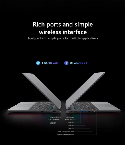 15.6 Inch Gaming Laptop Intel Core I7 10510U 8GB RAM 512 GB PCIE SSD Windows 11 System WiFi 6 Bluetooth Backit Keyboard Computer 2