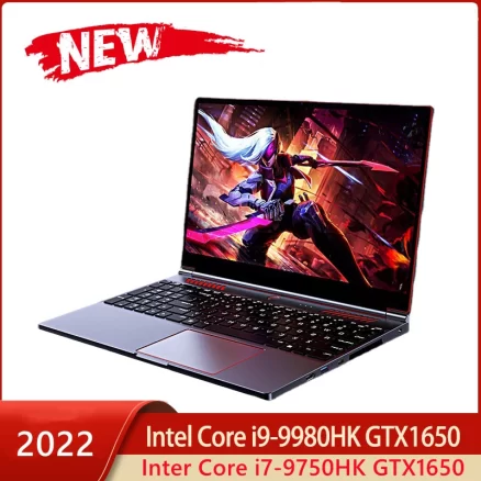 16.1 inch Gaming Laptop Intel Core i9-9880H i7-10750H GTX 1650 4G Mini PC Windows 10/11 64GB 2TB SSD Ultrabook Computer 4