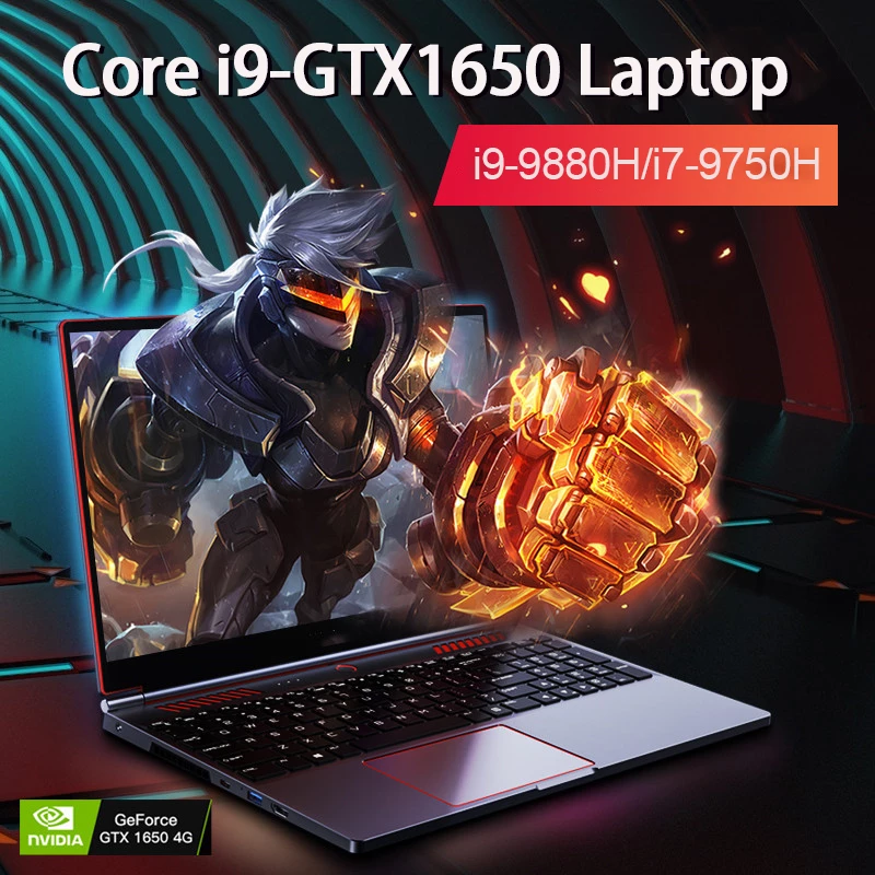 16.1 inch Gaming Laptop Intel Core i9-9880H i7-10750H GTX 1650 4G Mini PC Windows 10/11 64GB 2TB SSD Ultrabook Computer 3 16.1 inch Gaming Laptop Intel Core i9-9880H i7-10750H GTX 1650 4G Mini PC Windows 10/11 64GB 2TB SSD Ultrabook Computer - Image 3