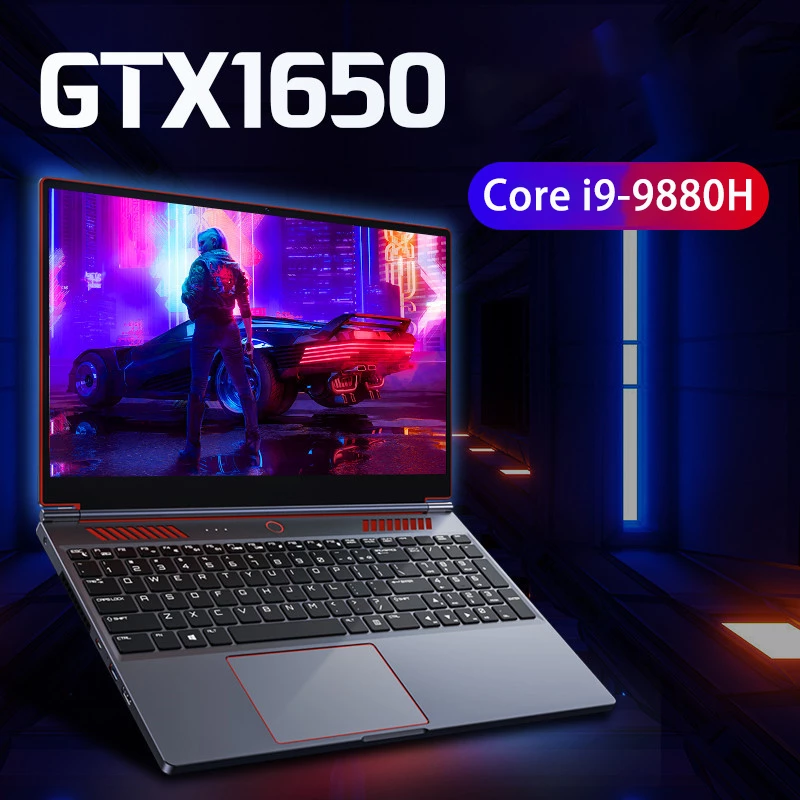 16.1 inch Gaming Laptop Intel Core i9-9880H i7-10750H GTX 1650 4G Mini PC Windows 10/11 64GB 2TB SSD Ultrabook Computer 1 16.1 inch Gaming Laptop Intel Core i9-9880H i7-10750H GTX 1650 4G Mini PC Windows 10/11 64GB 2TB SSD Ultrabook Computer