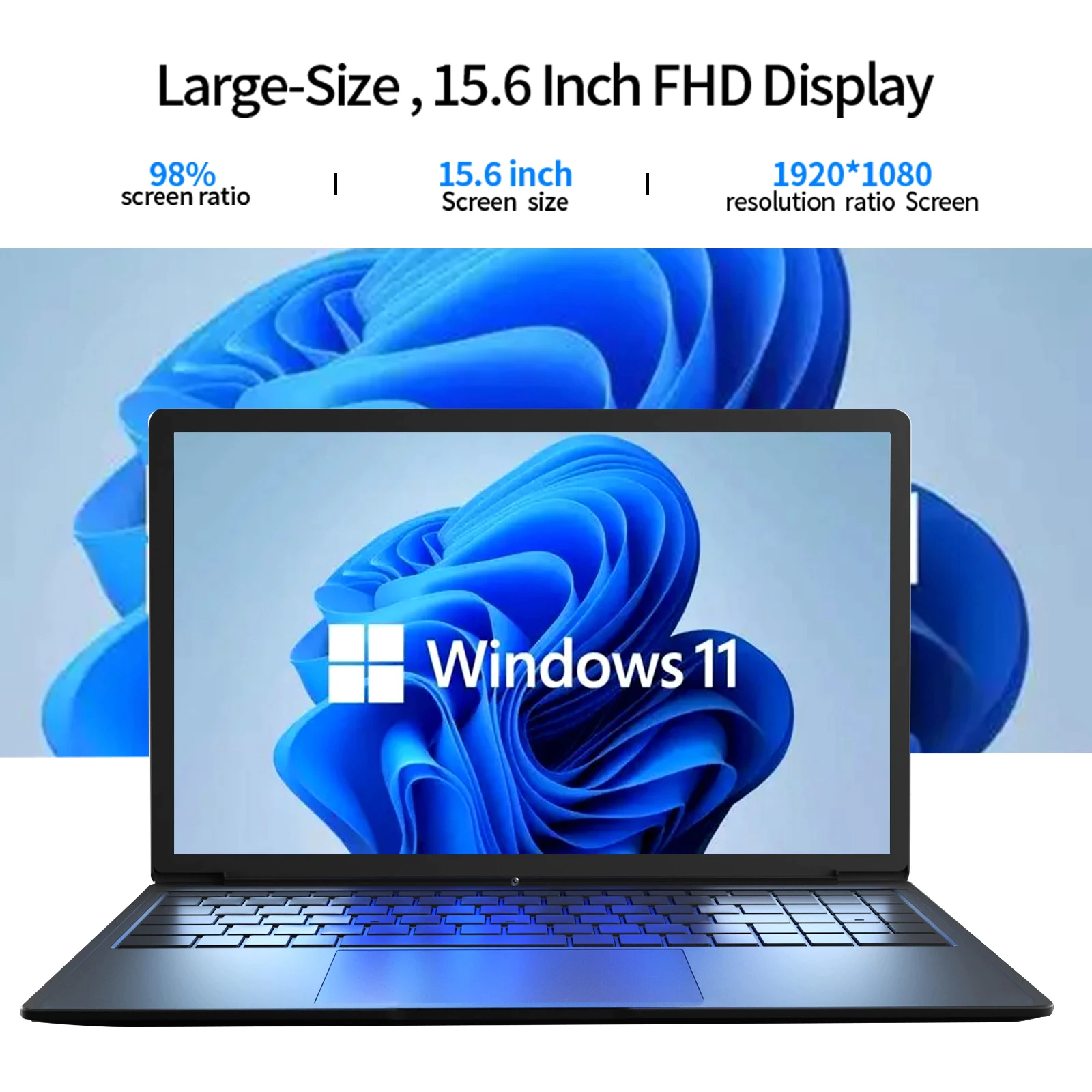 CRELANDER Gaming Laptops 15.6 Inch Intel Celeron N5095 12GB RAM 256GB SSD Notebook Pc Portable Computer Computador 1 CRELANDER Gaming Laptops 15.6 Inch Intel Celeron N5095 12GB RAM 256GB SSD Notebook Pc Portable Computer Computador