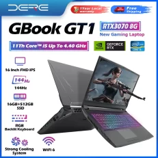 Dere GT1 16" Gaming Laptop ,RTX 3070 8GB ,Intel Core i5-11400,16GB RAM+512GB SSD WIFI 6 IPS 144Hz Windows 10 Computer Notebook