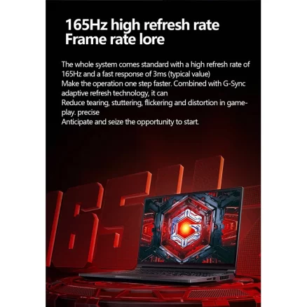 Xiaomi Redmi G Game Pro Laptop AMD R7 6800H/ R5 6600H16GB DDR4 512GB SSD RTX 3060/3050 Notebook 165Hz 16Inch Full HD Screen 4