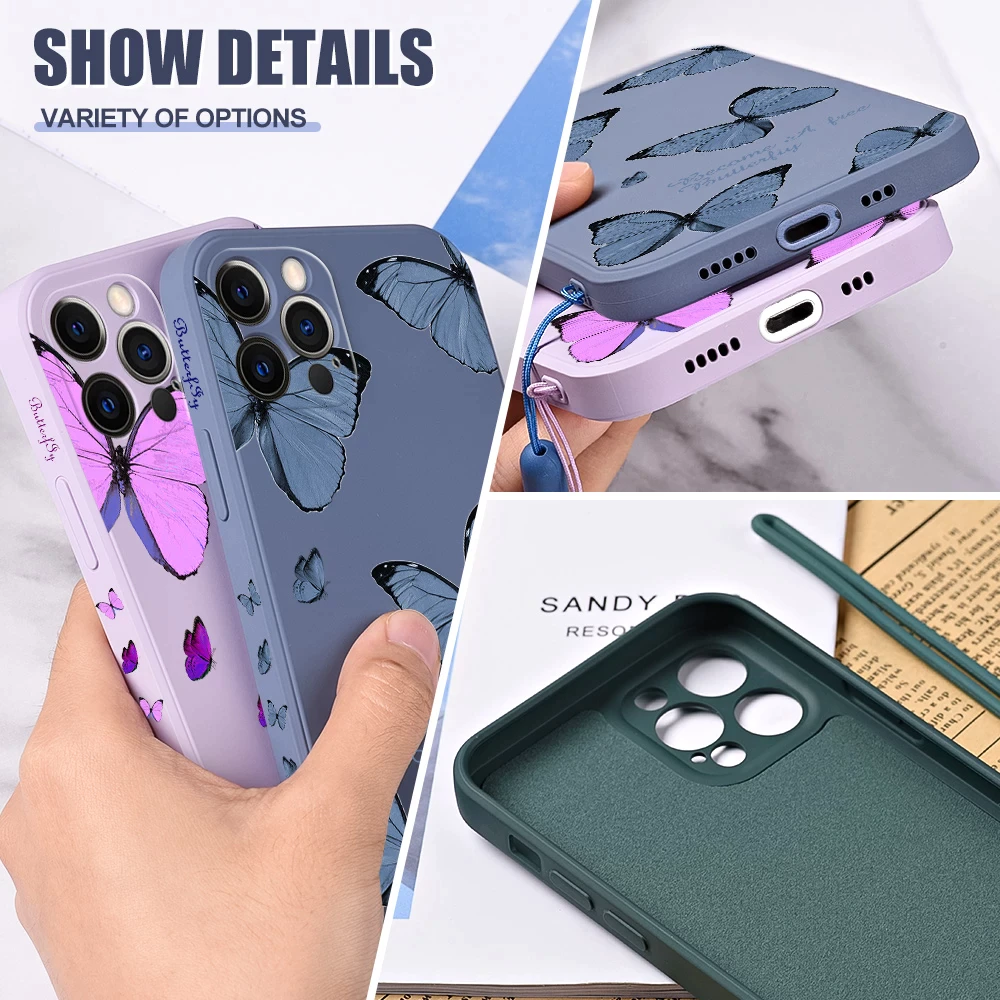 Butterfly Flowers Case For Samsung Galaxy S22 S21 S10 S10e S20 Plus Silicone Cover For Galaxy S22 S20 S21 Ultra 21 fe 5g Case 1