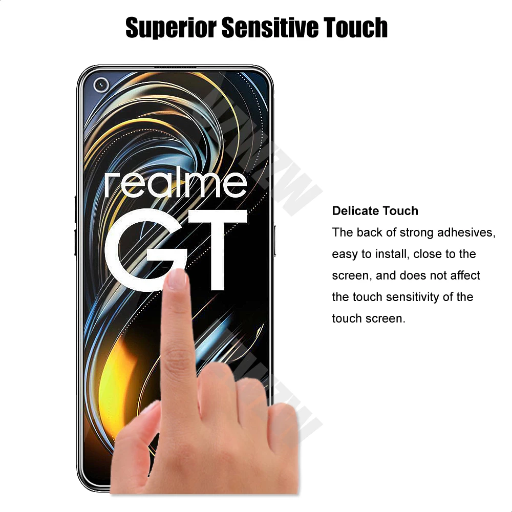 For Realme GT Neo / Realme GT 5G Camera Lens Film and Phone Protective Tempered Glass Screen Protector 5 For Realme GT Neo / Realme GT 5G Camera Lens Film and Phone Protective Tempered Glass Screen Protector - Image 5