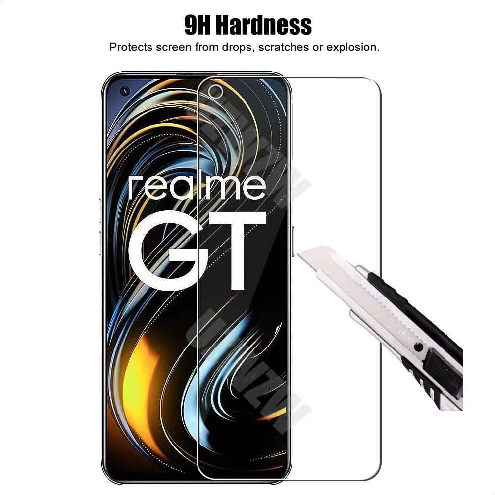 For Realme GT Neo / Realme GT 5G Camera Lens Film and Phone Protective Tempered Glass Screen Protector 4 For Realme GT Neo / Realme GT 5G Camera Lens Film and Phone Protective Tempered Glass Screen Protector - Image 4
