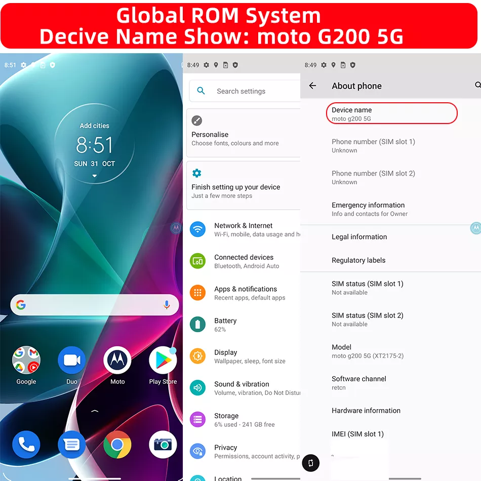 Global ROM Motorola MOTO Edge S30 5G Mobile Phone Snapdragon 888 Plus 6.8'' FHD+ 144Hz Screen Smartphone 108MP Camera 5000mAh 1
