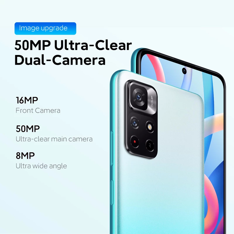 Global Rom Xiaomi Redmi Note 11 5G Smartphone 6.6'' FHD 90Hz Dimensity810 Octa Core 5000mAh Battery 33W Fast Charge Mobile Phone 1 Global Rom Xiaomi Redmi Note 11 5G Smartphone 6.6'' FHD 90Hz Dimensity810 Octa Core 5000mAh Battery 33W Fast Charge Mobile Phone