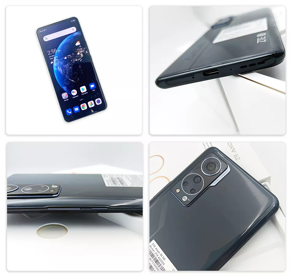 Global Version ZTE Axon 30 5G Smartphone Snapdragon 870 Under Screen Camera 120HZ AMOLED Display 65W FastCharge 5G Gaming Phone 2