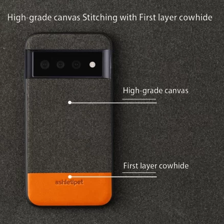 LANGSIDI Man Canvas Leather Magnetic Phone Case For Google Pixel 7 6 Pro 6A 5 4A 5g 5A shockproof Protective Cover For Pixel 6A 3