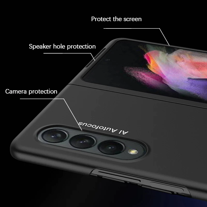 Luxury Ultra Thin Case for Samsung Galaxy Z Fold 4 3 2 5G Case Matte Hard Plastic Slim Case For Galaxy Z Fold 4 3 2 Fold4 Cover 3 Luxury Ultra Thin Case for Samsung Galaxy Z Fold 4 3 2 5G Case Matte Hard Plastic Slim Case For Galaxy Z Fold 4 3 2 Fold4 Cover - Image 3