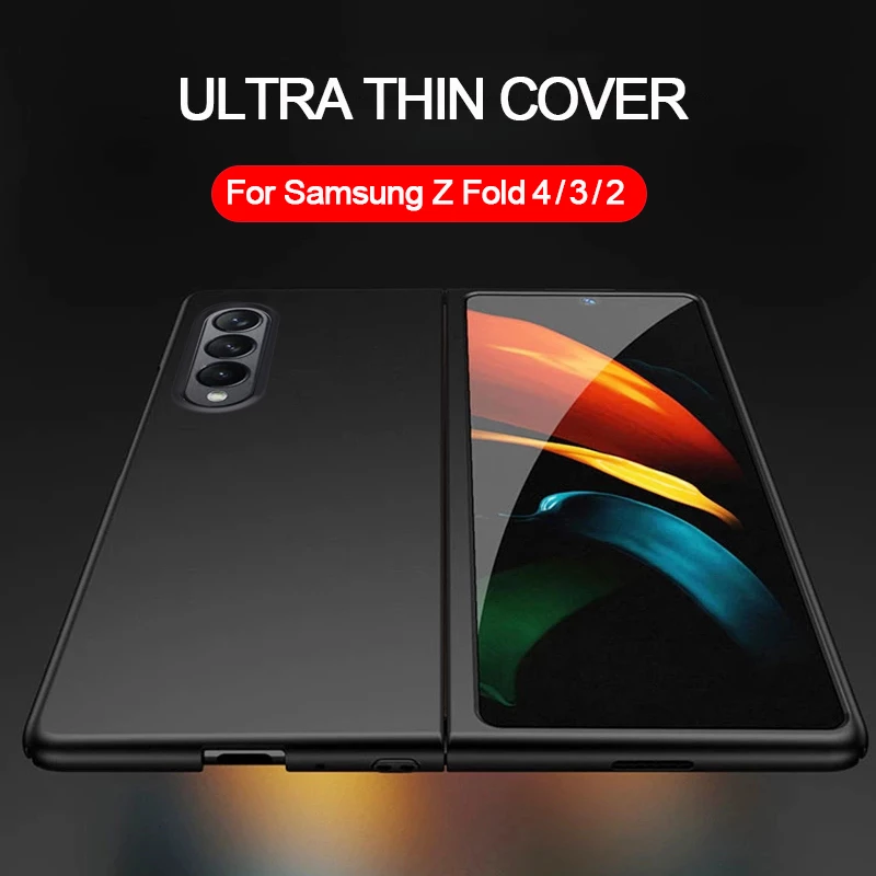 Luxury Ultra Thin Case for Samsung Galaxy Z Fold 4 3 2 5G Case Matte Hard Plastic Slim Case For Galaxy Z Fold 4 3 2 Fold4 Cover 6 Luxury Ultra Thin Case for Samsung Galaxy Z Fold 4 3 2 5G Case Matte Hard Plastic Slim Case For Galaxy Z Fold 4 3 2 Fold4 Cover - Image 6