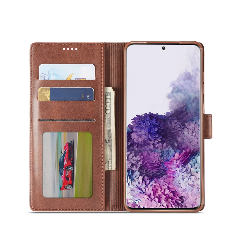 S20 FE 5G Case For Samsung S20 Plus Case Leather Vintage Phone Case On Samsung Galaxy S20 Ultra S20FE Case Flip Wallet Cover Bag 2