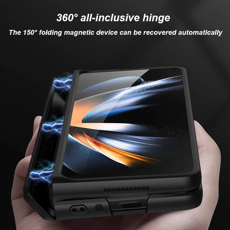 Shockproof Armor Case for Samsung Galaxy Z Fold 4 5G Magnetic Hinge Case Stand Hard PC Cover for Samsung Z Fold4 Kickstand Case 5 Shockproof Armor Case for Samsung Galaxy Z Fold 4 5G Magnetic Hinge Case Stand Hard PC Cover for Samsung Z Fold4 Kickstand Case - Image 5