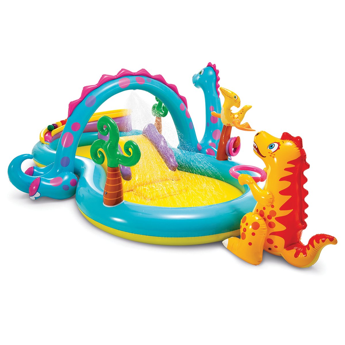 Intex 57135NP Dinoland Play Centre Inflatable Kids Pool with Slide 2