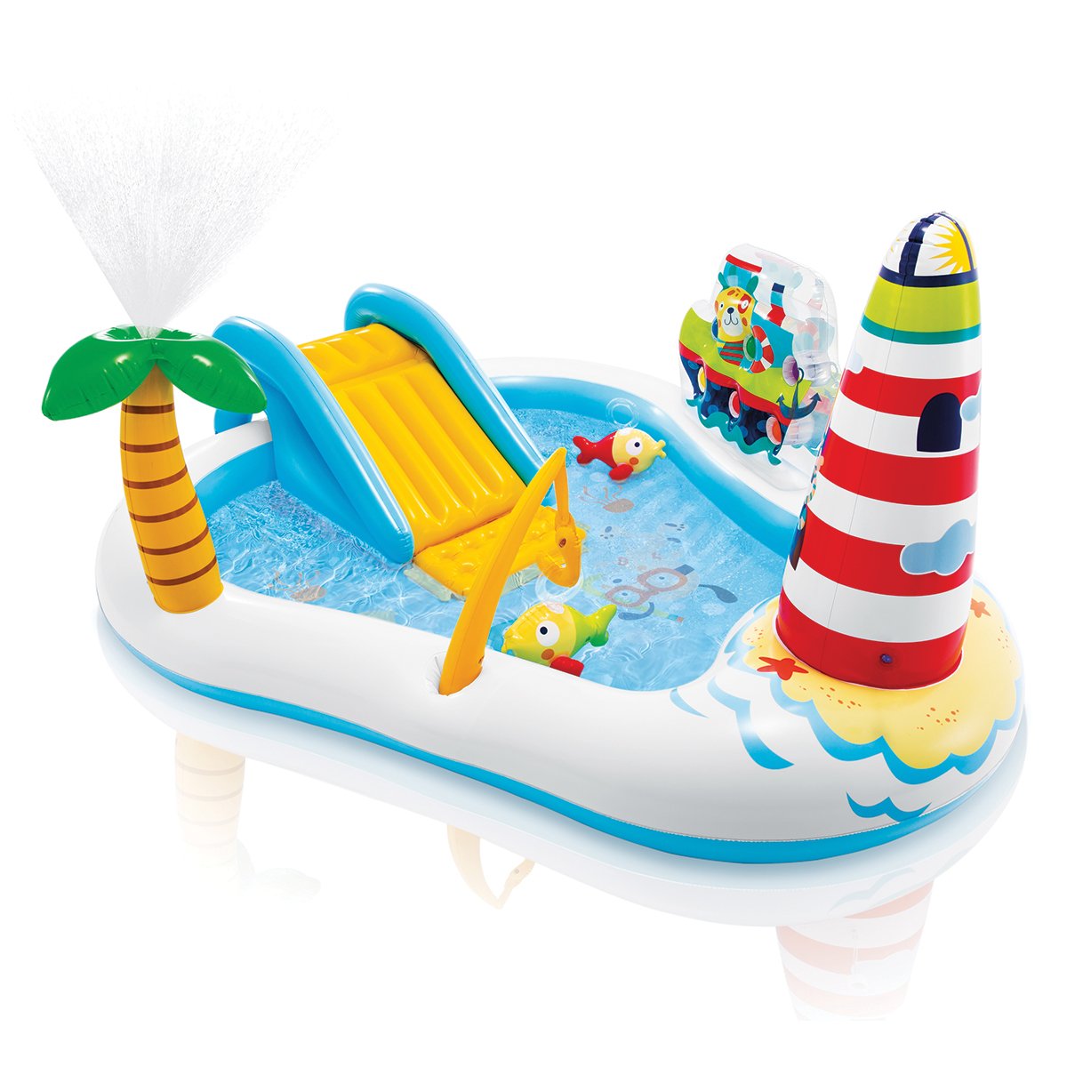Intex 57162NP Fishing Fun Play Centre Inflatable Kids Swimming Pool 1