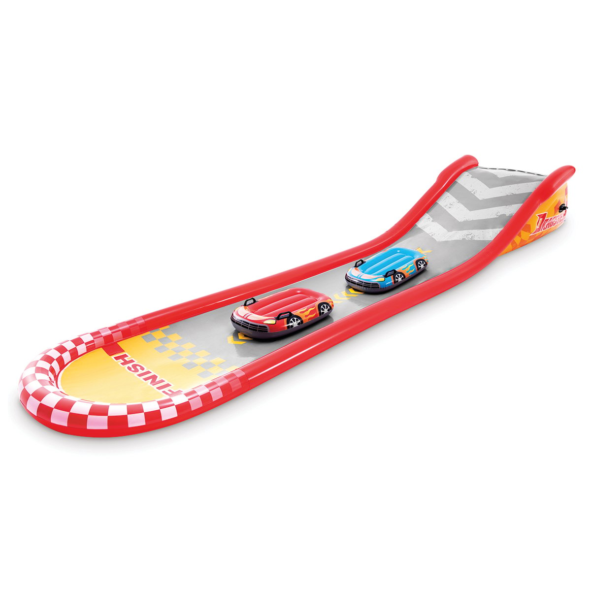 Intex 57167NP Racing Fun 5.6m Outdoor Water Slide with Body Boards 2