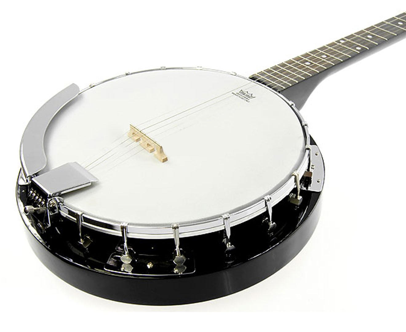 Karrera 5 String Resonator Banjo - Black 1