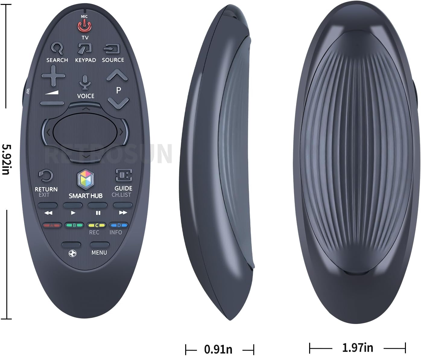 Aftermarket Samsung BN59-01185B BN59-01182B Smart Touch TV Remote Control 7 Aftermarket Samsung BN59-01185B BN59-01182B Smart Touch TV Remote Control - Image 7