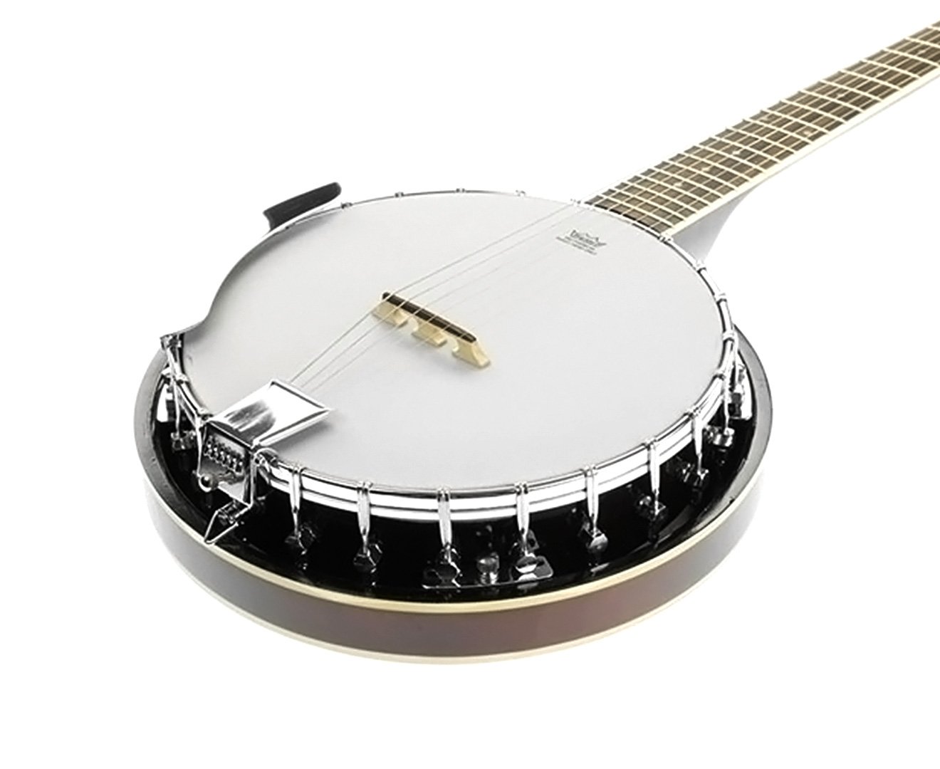 Karrera 6 String Resonator Banjo - Brown 1