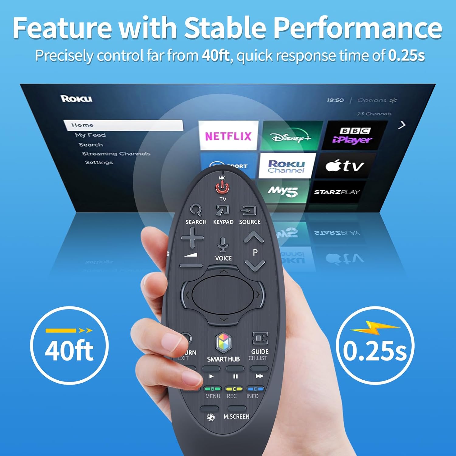 Aftermarket Samsung BN59-01185B BN59-01182B Smart Touch TV Remote Control 4 Aftermarket Samsung BN59-01185B BN59-01182B Smart Touch TV Remote Control - Image 4