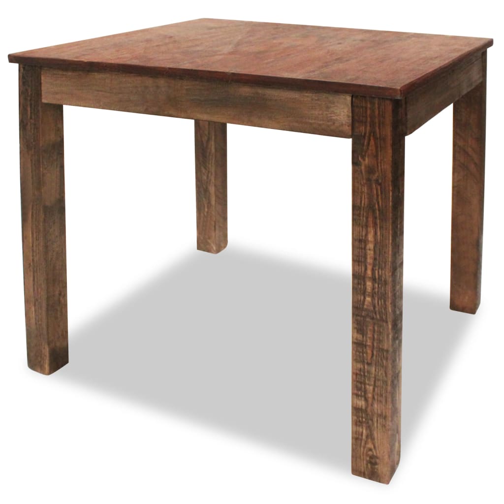 Dining Table Solid Reclaimed Wood 82x80x76 Cm 1