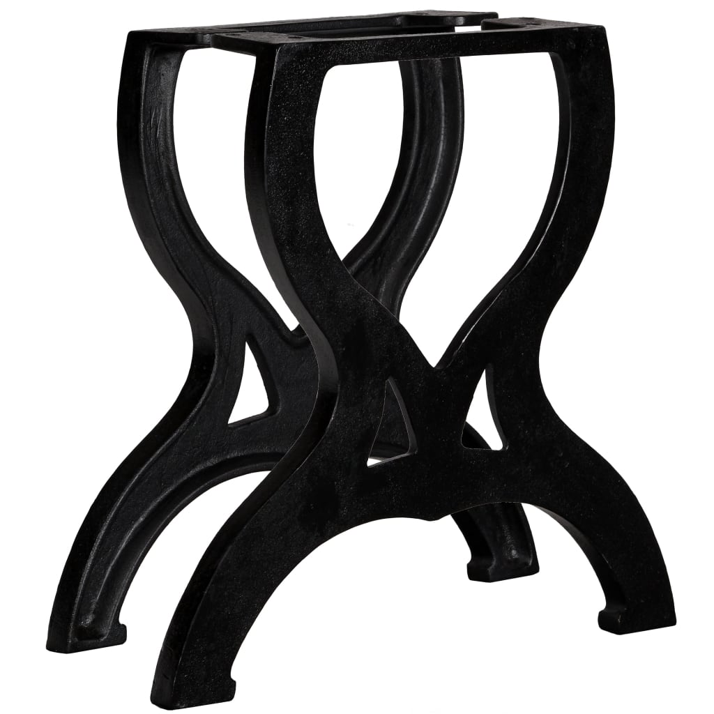 Coffee Table Legs 2 Pcs X-frame Cast Iron 1