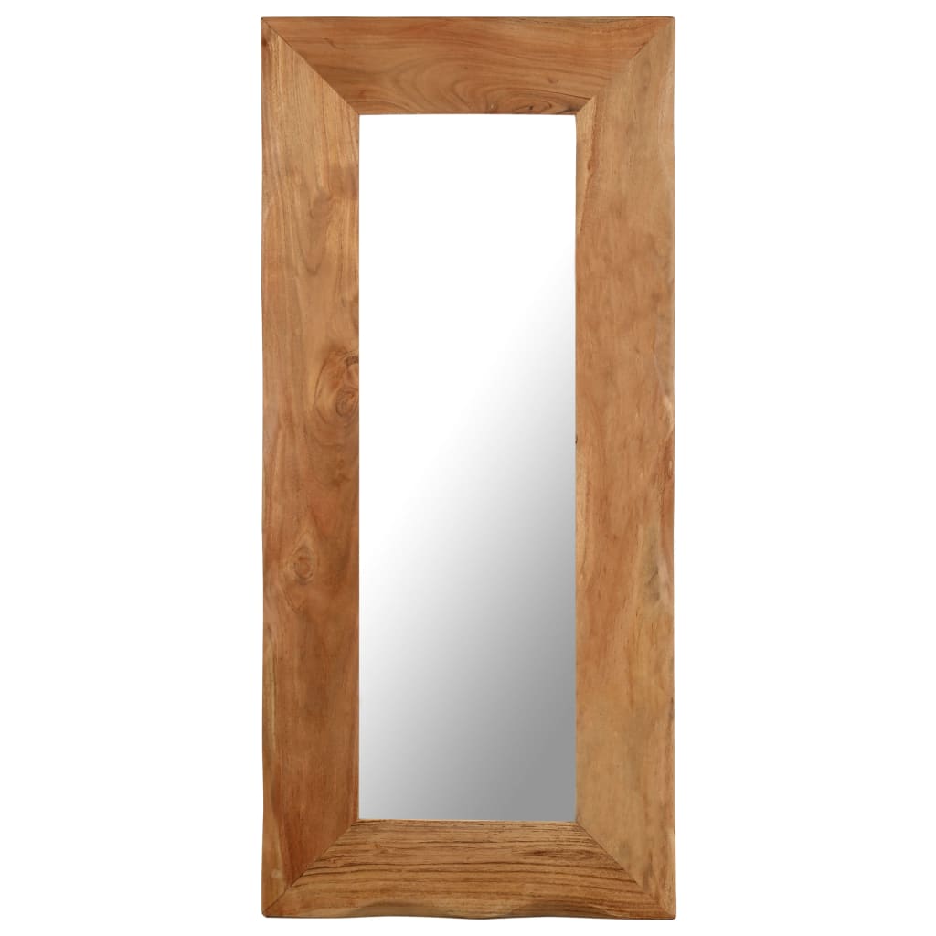 Cosmetic Mirror 50x110 Cm Solid Acacia Wood 2