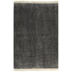 Kilim Rug Cotton 120x180 Cm Anthracite