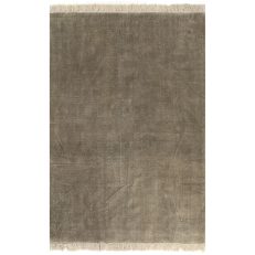 Kilim Rug Cotton 200x290 Cm Taupe