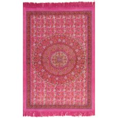 Kilim Rug Cotton 160x230 Cm With Pattern Fachsia