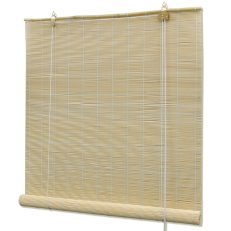 Natural Bamboo Roller Blinds 140 X 160 Cm