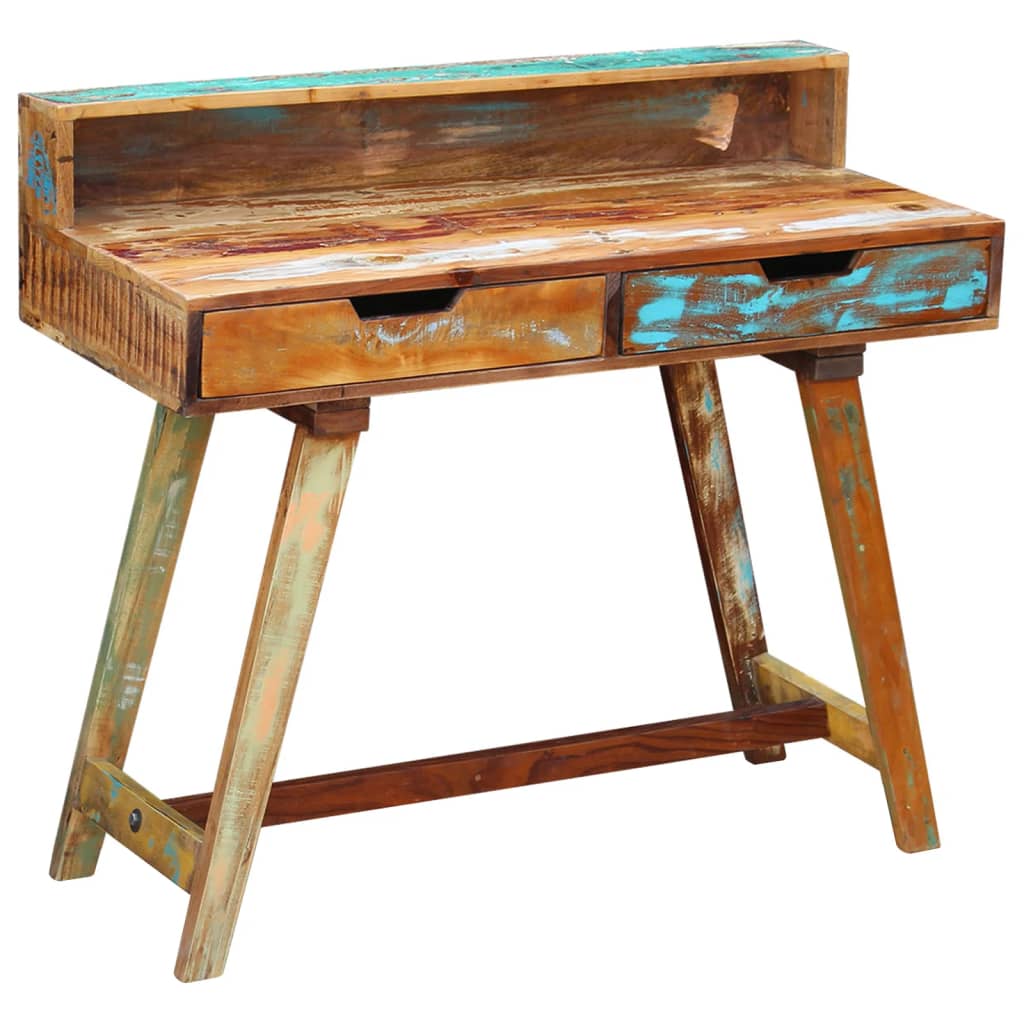 Desk Solid Reclaimed Wood- Brown 2