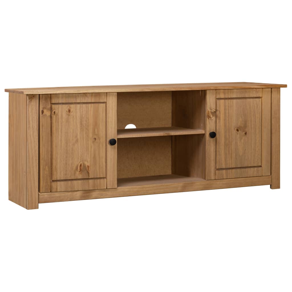 Tv Cabinet 120x40x50 Cm Solid Pine Wood Panama Range 1