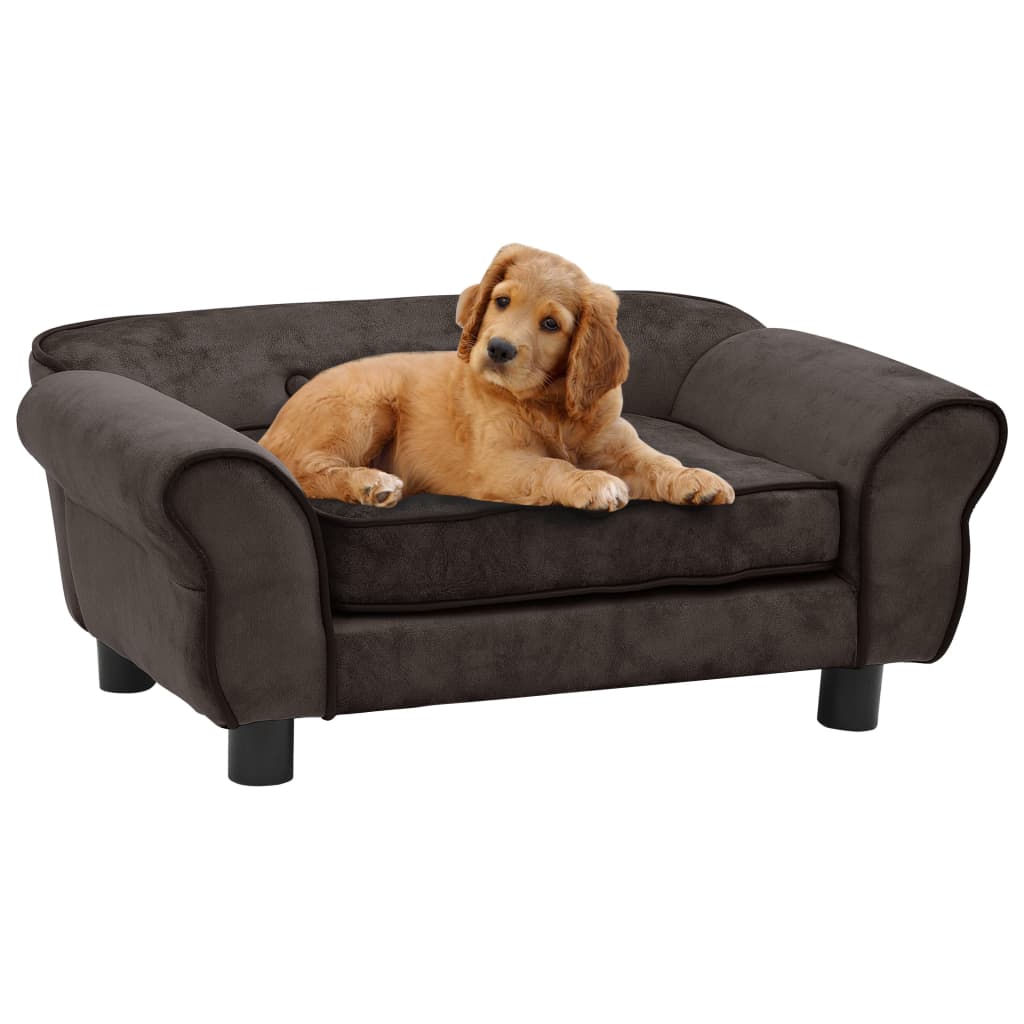 Dog Sofa Brown 72x45x30 Cm Plush 1