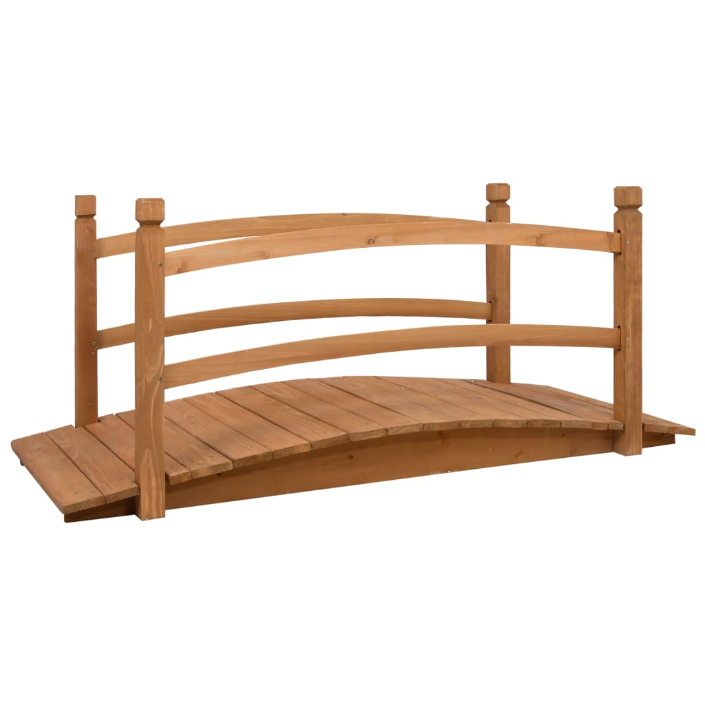 Garden Bridge 140x60x60 Cm Solid Firwood 1 Garden Bridge 140x60x60 Cm Solid Firwood