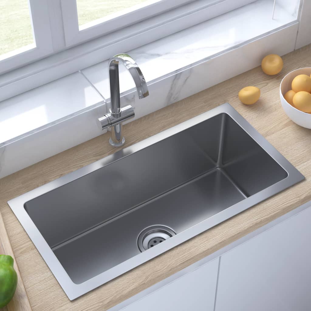 148754 Handmade Kitchen Sink Stainless Steel 1 148754 Handmade Kitchen Sink Stainless Steel