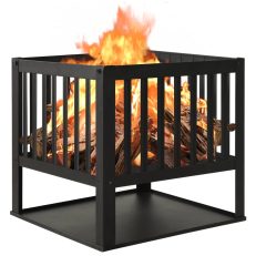 Fire Pit 40x40x40 Cm Steel