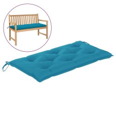 Garden Bench Cushion Light Blue 100x50x7 Cm Fabric